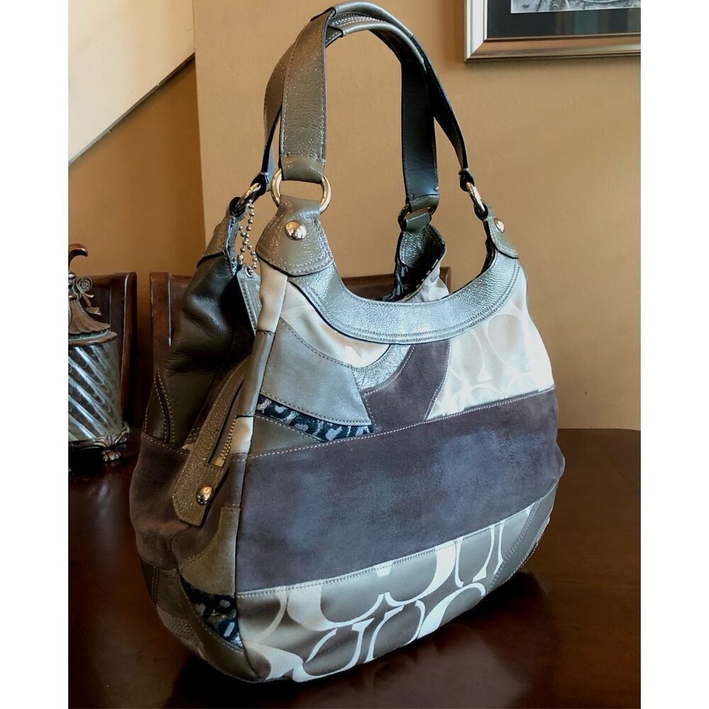 Coach Multicolor Patchwork Shoulder Bag - image 7